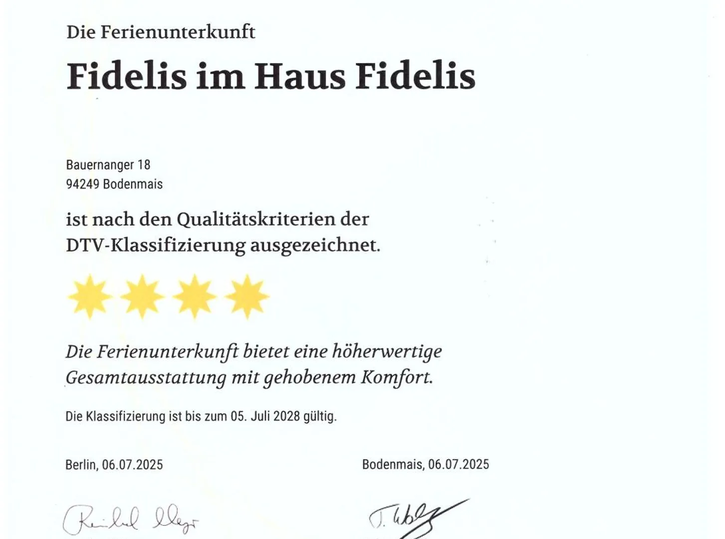 Ferienhaus Fidelis 보덴마이스
