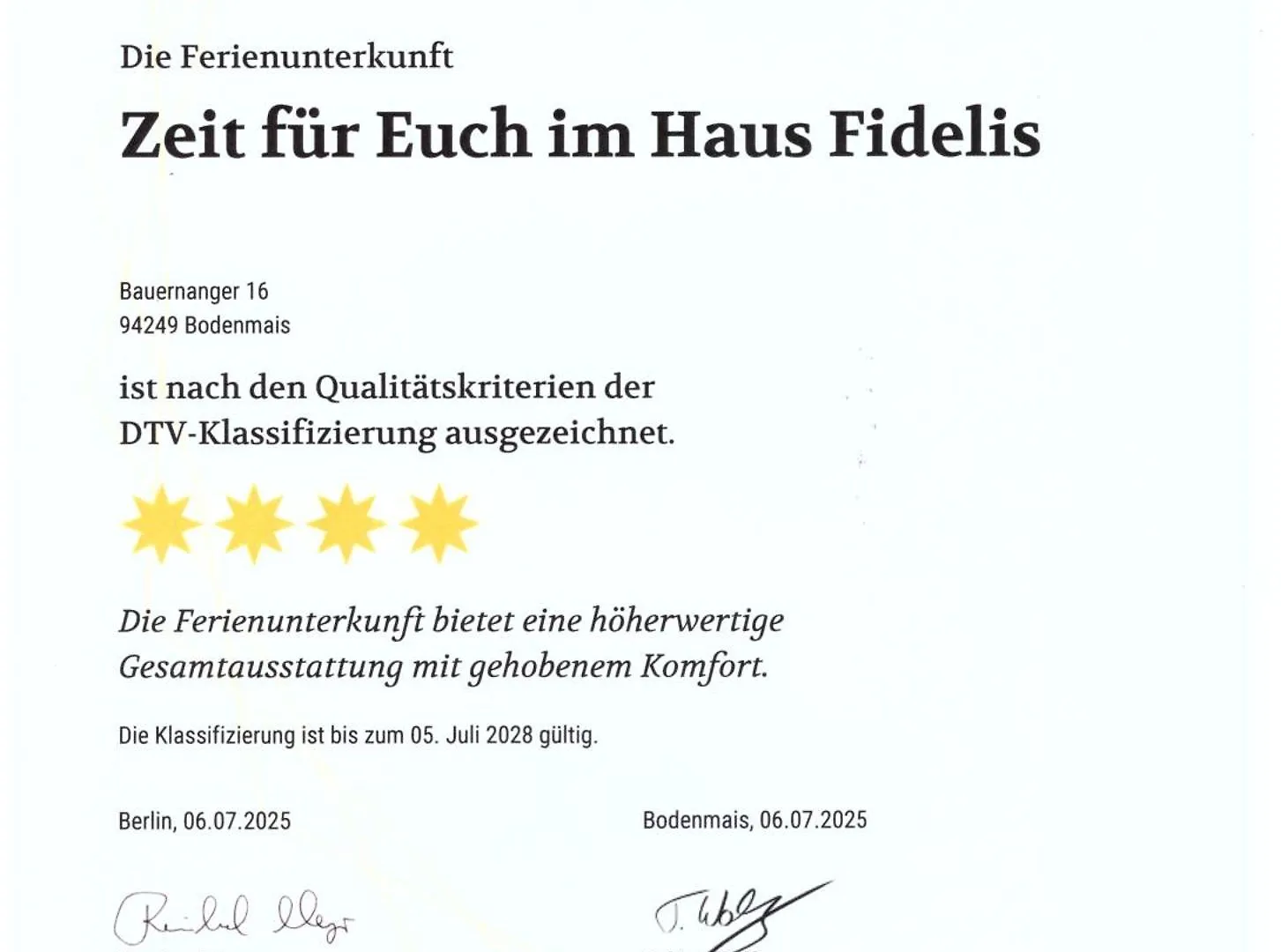 아파트 Ferienhaus Fidelis 보덴마이스